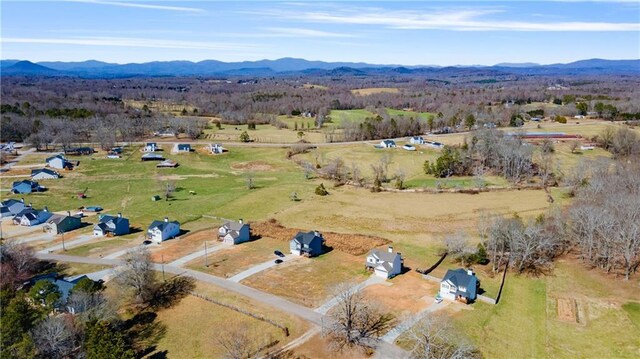 663 Wheeler Rd, Demorest, GA 30535 - drone / aerial view featuring a rural view and a mountain view