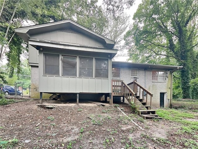 view of rear view of house