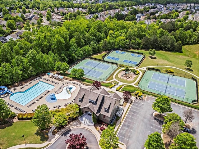 drone / aerial view