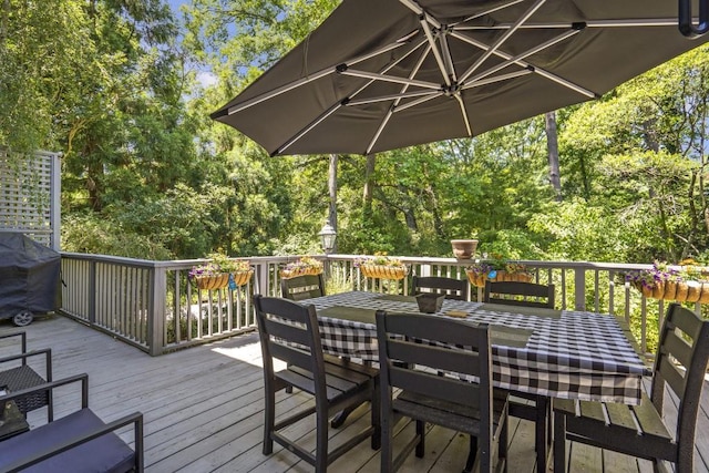 2190 Stephen Long Dr NE, Atlanta, GA 30305 - wooden terrace with outdoor dining space