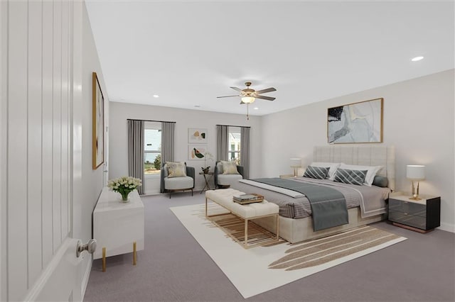 475 Azalea Xing, Dallas, GA 30132 - carpeted bedroom featuring ceiling fan and recessed lighting