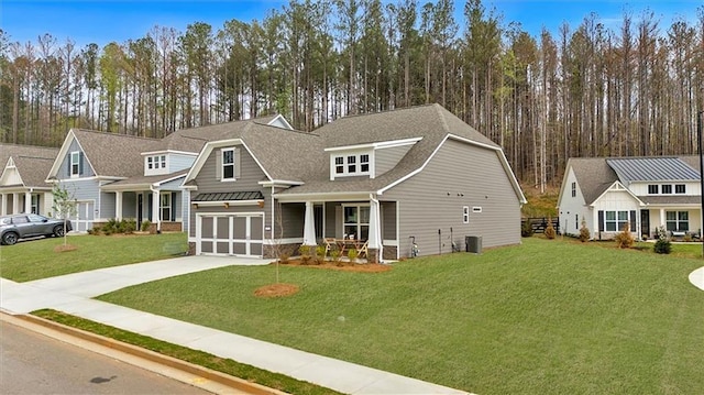 475 Azalea Xing, Dallas, GA 30132 - craftsman inspired home with a front yard, central AC, a shingled roof, and concrete driveway