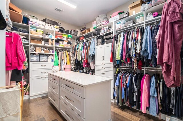 850 Cog Hl, Mcdonough, GA 30253 - walk in closet featuring wood finished floors and visible vents
