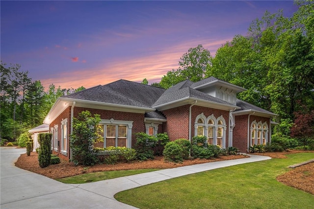 850 Cog Hl, Mcdonough, GA 30253 - view of front of house featuring brick siding and a yard