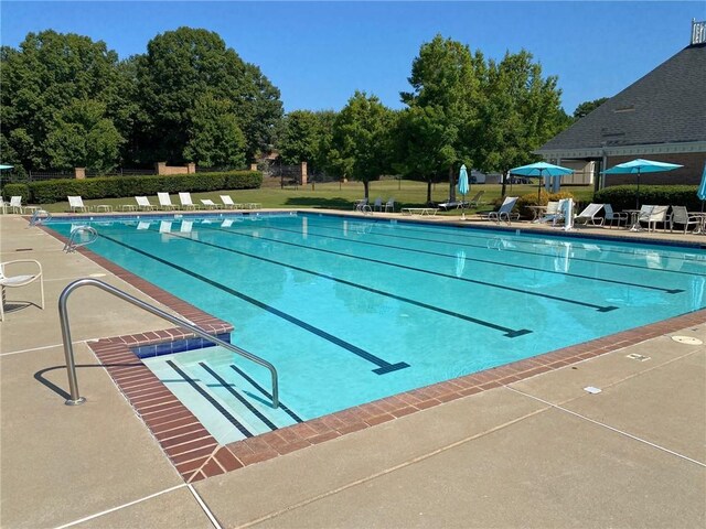 850 Cog Hl, Mcdonough, GA 30253 - pool with fence and a patio area
