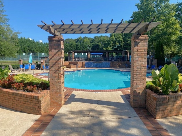 850 Cog Hl, Mcdonough, GA 30253 - community pool featuring a patio area, fence, and a pergola