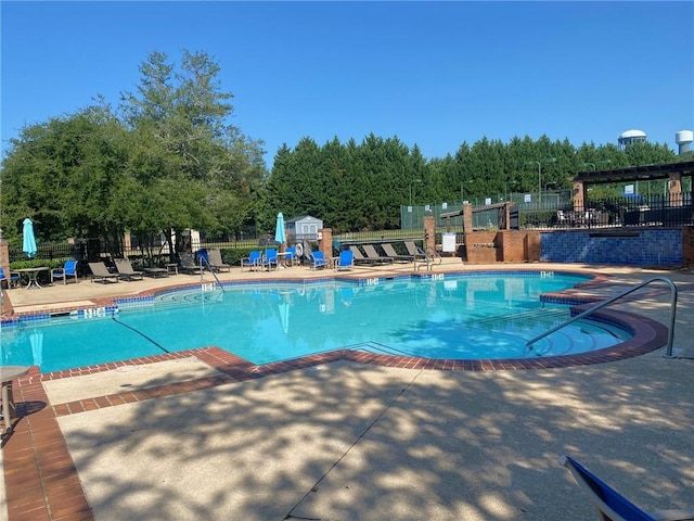 850 Cog Hl, Mcdonough, GA 30253 - pool with a patio and fence