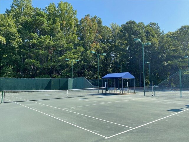850 Cog Hl, Mcdonough, GA 30253 - view of tennis court with fence