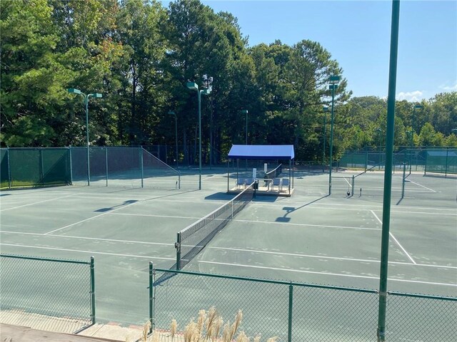 850 Cog Hl, Mcdonough, GA 30253 - view of tennis court featuring fence
