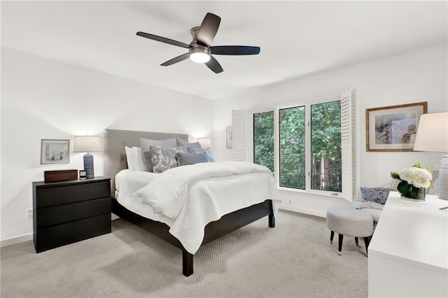 12 Ivy Rdg NE, Atlanta, GA 30342 - bedroom featuring light carpet and ceiling fan