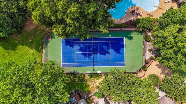 12 Ivy Rdg NE, Atlanta, GA 30342 - bird's eye view of a pool
