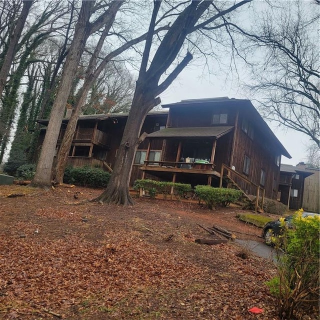 view of back of property