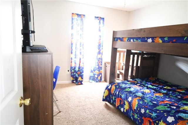 bedroom featuring carpet floors