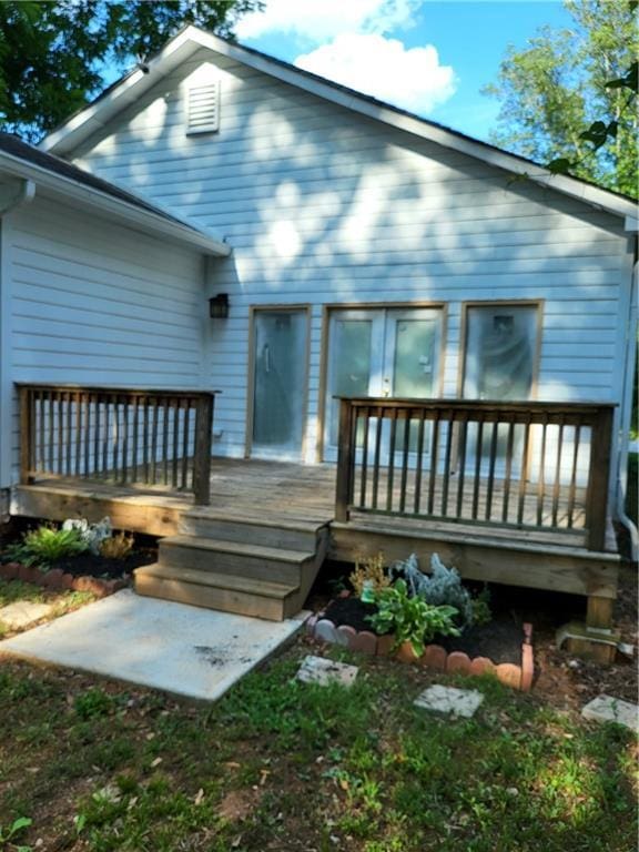 1167 Oakland Dr SW, Atlanta, GA 30310 - rear view of house featuring a deck