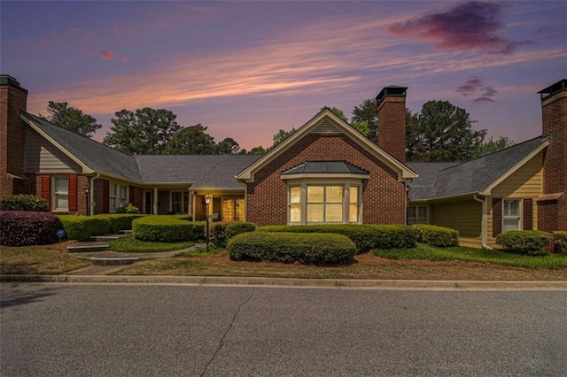 1484 Winston Pl, Decatur, GA 30033 - ranch-style home with brick siding and a chimney