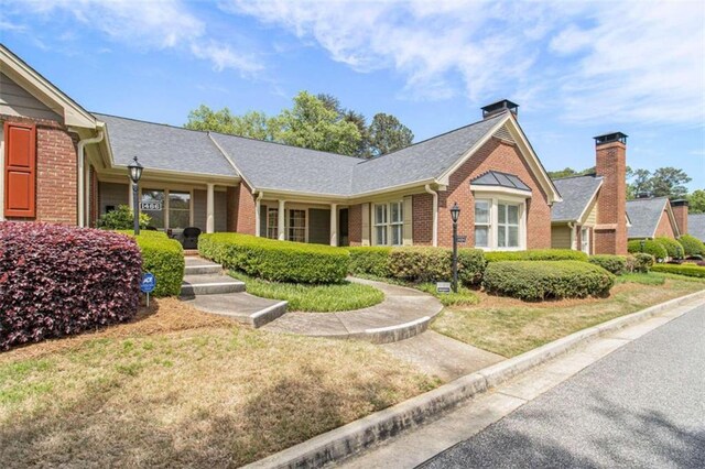 1484 Winston Pl, Decatur, GA 30033 - single story home featuring a front lawn and brick siding