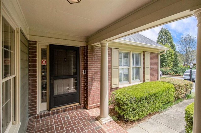1484 Winston Pl, Decatur, GA 30033 - view of exterior entry featuring brick siding