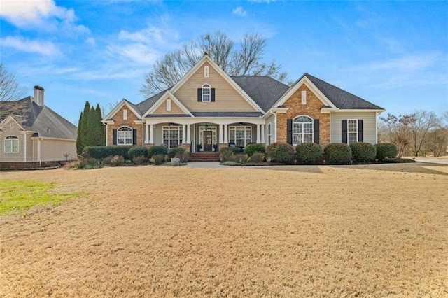 craftsman house with a porch