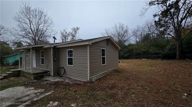 view of property exterior