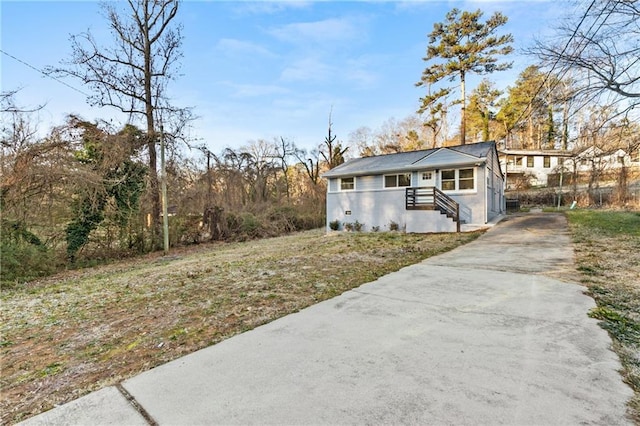 view of ranch-style home