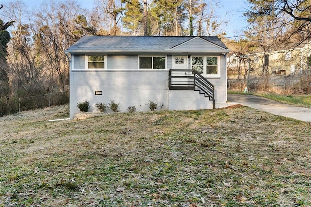 view of front of home