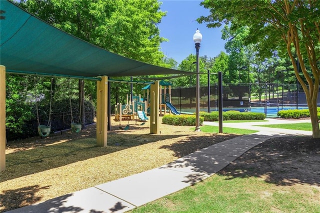 2313 Saint Davids Sq NW Unit 12, Kennesaw, GA 30152 - community playground featuring a tennis court
