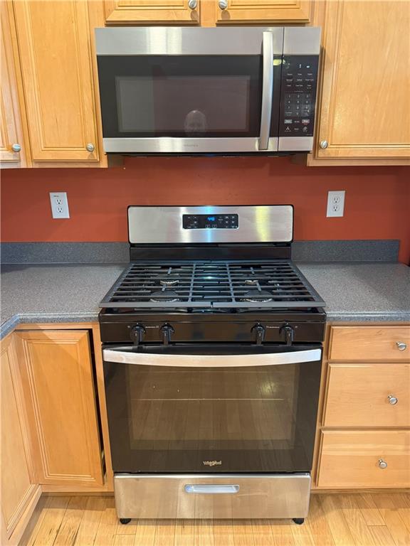 2895 Brandl Cove Ct Unit 4, Marietta, GA 30067 - kitchen featuring stainless steel appliances and light wood-type flooring