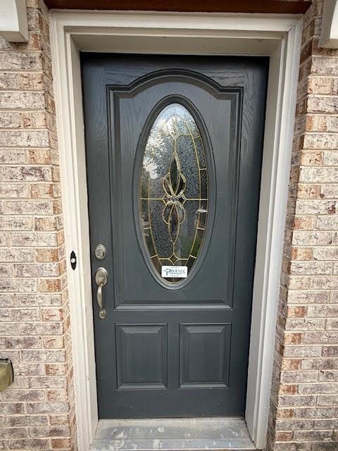 2895 Brandl Cove Ct Unit 4, Marietta, GA 30067 - property entrance with brick siding