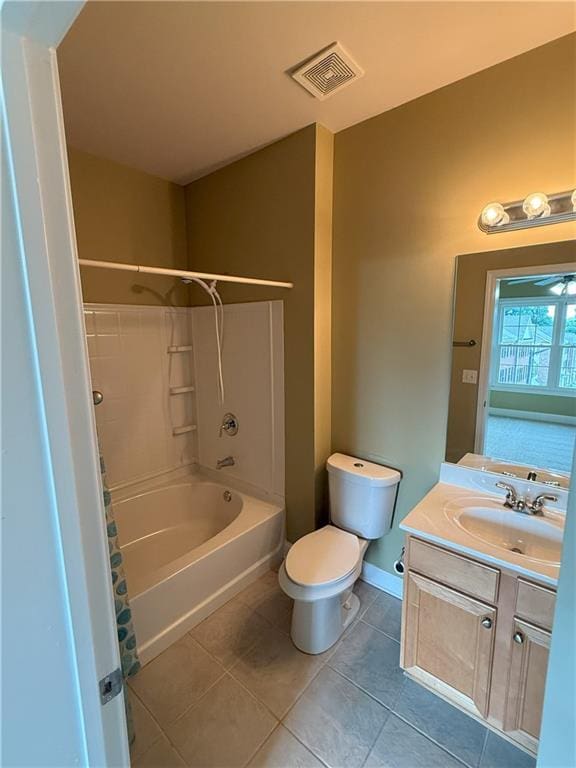 2895 Brandl Cove Ct Unit 4, Marietta, GA 30067 - full bath featuring vanity, tile patterned flooring, and shower / tub combo