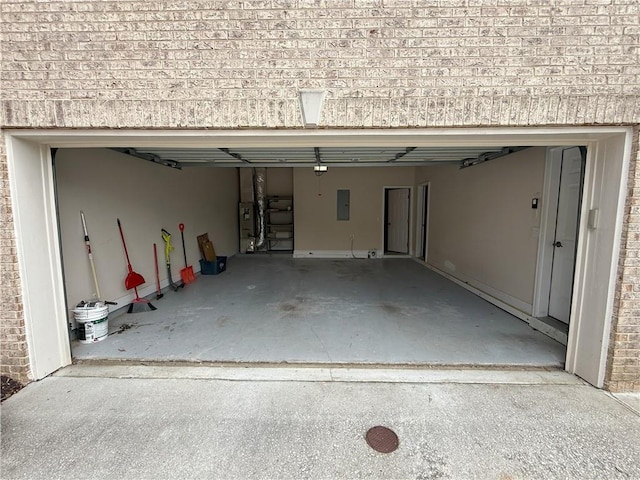 2895 Brandl Cove Ct Unit 4, Marietta, GA 30067 - garage featuring electric panel and water heater