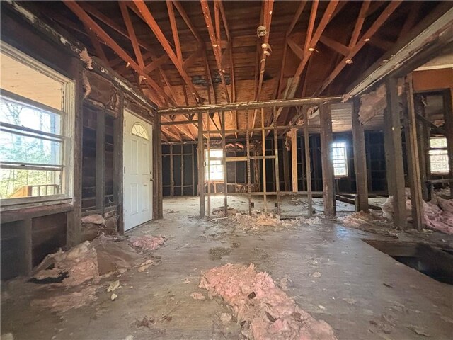 miscellaneous room with a healthy amount of sunlight