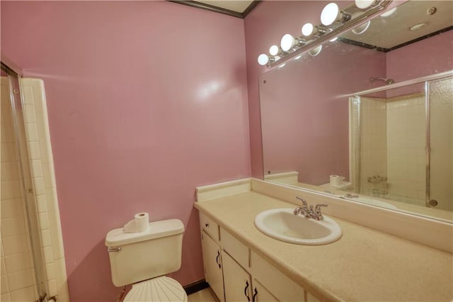 1342 Peggy Ln NW, Conyers, GA 30012 - full bath with a shower with door and vanity