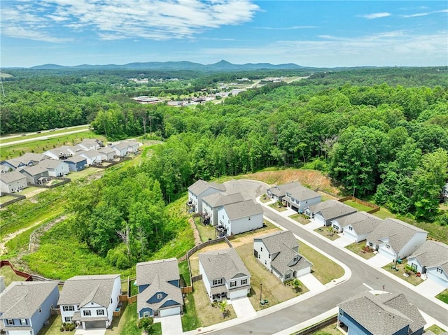 115 Copeland Bnd, Jasper, GA 30143 - aerial perspective of suburban area with mountains and a forest