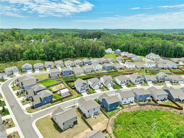 115 Copeland Bnd, Jasper, GA 30143 - aerial view of residential area featuring a heavily wooded area