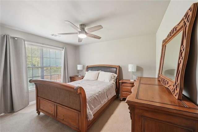 852 Van Briggle Path, Sugar Hill, GA 30518 - bedroom featuring light colored carpet and a ceiling fan