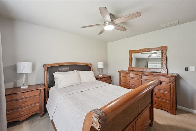 852 Van Briggle Path, Sugar Hill, GA 30518 - bedroom featuring light colored carpet and a ceiling fan