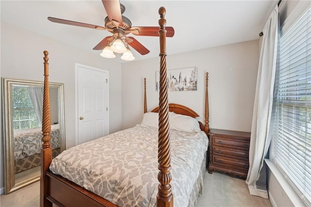 852 Van Briggle Path, Sugar Hill, GA 30518 - bedroom featuring light carpet and a ceiling fan