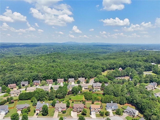 852 Van Briggle Path, Sugar Hill, GA 30518 - aerial perspective of suburban area featuring a forest