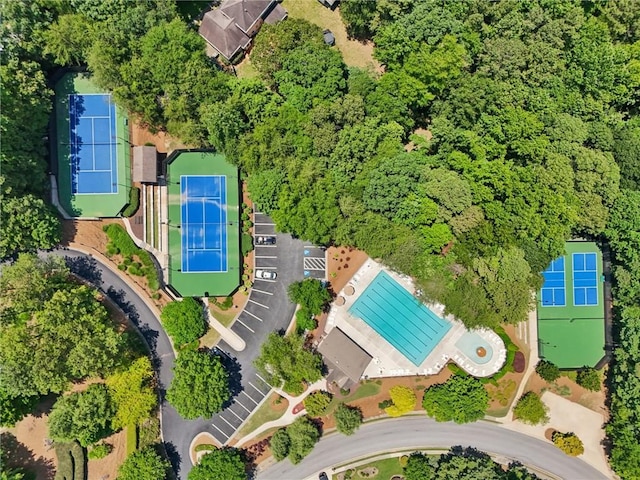 852 Van Briggle Path, Sugar Hill, GA 30518 - bird's eye view of a pool area