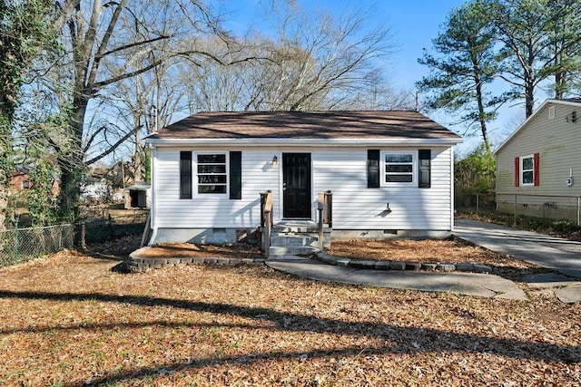 view of front of property