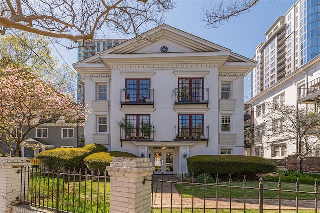 view of neoclassical / greek revival house