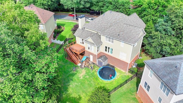 4770 Spring Park Cir, Suwanee, GA 30024 - view from above of property
