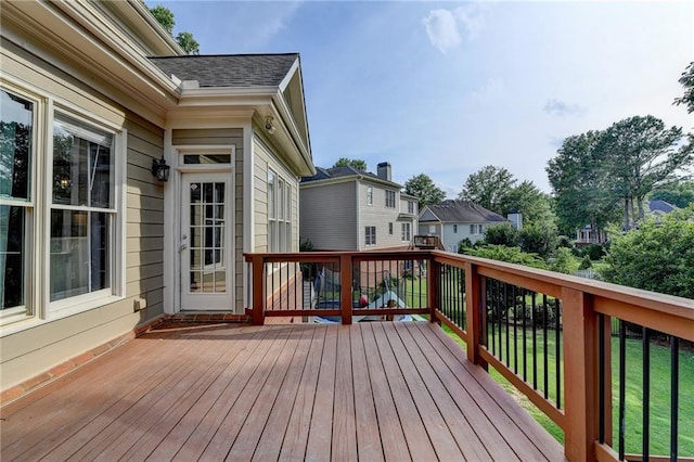 4770 Spring Park Cir, Suwanee, GA 30024 - deck featuring a residential view