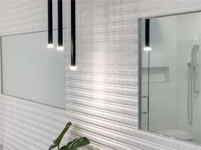 2940 Old Peachtree Rd, Dacula, GA 30019 - bathroom view of a shower with shower door