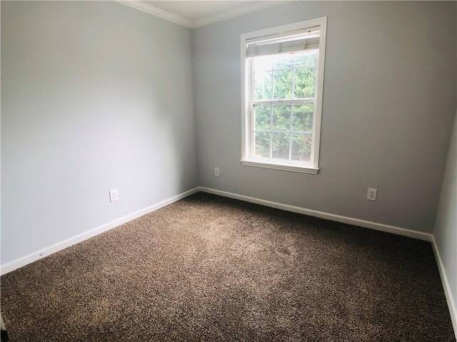 4645 Valais Ct Unit 10, Johns Creek, GA 30022 - unfurnished room featuring crown molding and carpet flooring