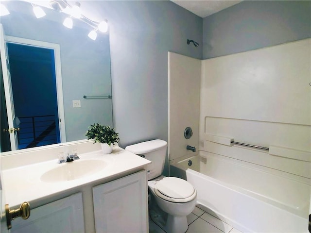 4645 Valais Ct Unit 10, Johns Creek, GA 30022 - full bathroom featuring vanity, shower / bath combination, and tile patterned flooring