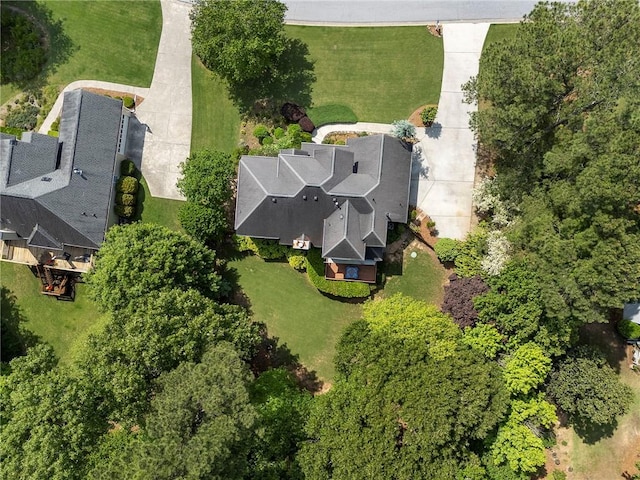 drone / aerial view