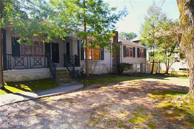 2054 E Roxboro Rd NE, Atlanta, GA 30324 - view of front of property with covered porch