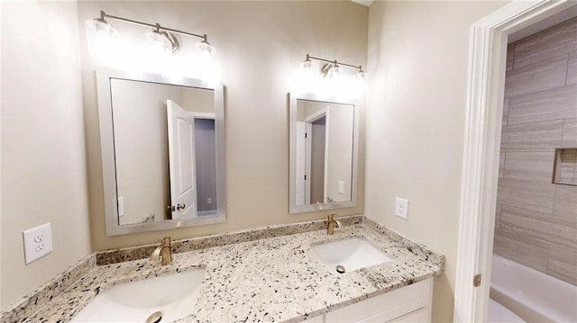113 Cherokee Estates Dr, Cedartown, GA 30125 - full bathroom featuring double vanity