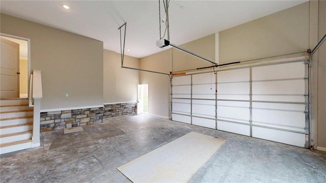 113 Cherokee Estates Dr, Cedartown, GA 30125 - garage featuring a garage door opener